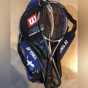 Tennis Racquets Wilson Hammer Classic Sport Games with Wilson cover bag